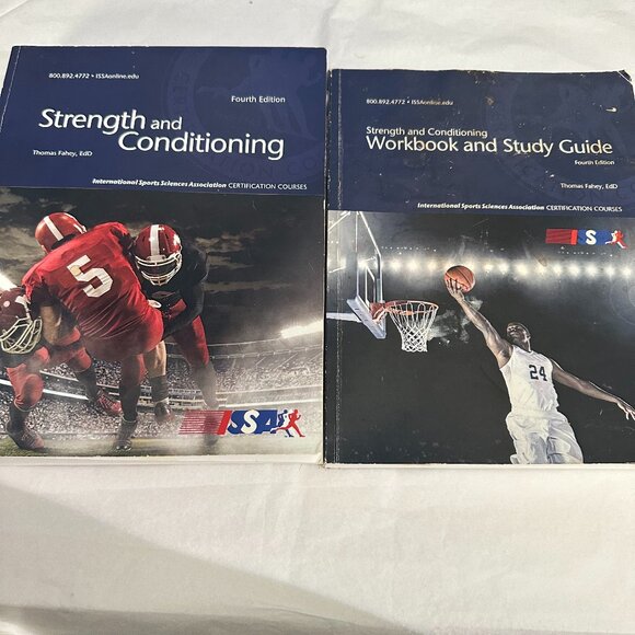 ISSA Strength & Conditioning Certification Textbook + Workbook – Paperback Set - Picture 1 of 2